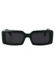 Roberto Cavalli Verde Pieno Lucido Acetate Sunglasses