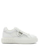 Pinko White Leather Rubber Sneakers