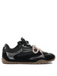 Pinko Black Suede Nylon Sneakers