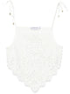 Self-Portrait Embroidered Cotton Top