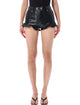 Self-Portrait Self-Portrait Faux Leather Shorts