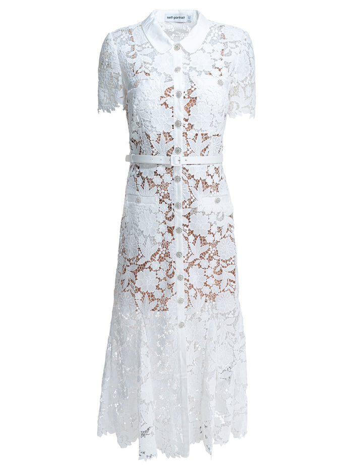 Self-Portrait Lace Midi Dress