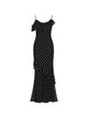 Self-Portrait Polka Dot Georgette Maxi Dress