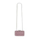 Self-Portrait Crystal Clutch -  - Shearling - Pink