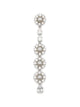 Self-Portrait Crystal Pearl Tiered Drop Earrings