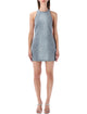Self-Portrait Self-Portrait Rhinestone Denim Mini Dress