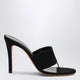Jude Black Nubuck Leather Thong Sandals