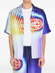 Casablanca Casablanca Shockwave Short-Sleeve Silk Shirt