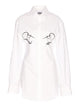 Jean Paul Gaultier White Shirt With Frontal Buttons Closure