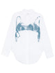 Jean Paul Gaultier Scanned Bra Print Shirt
