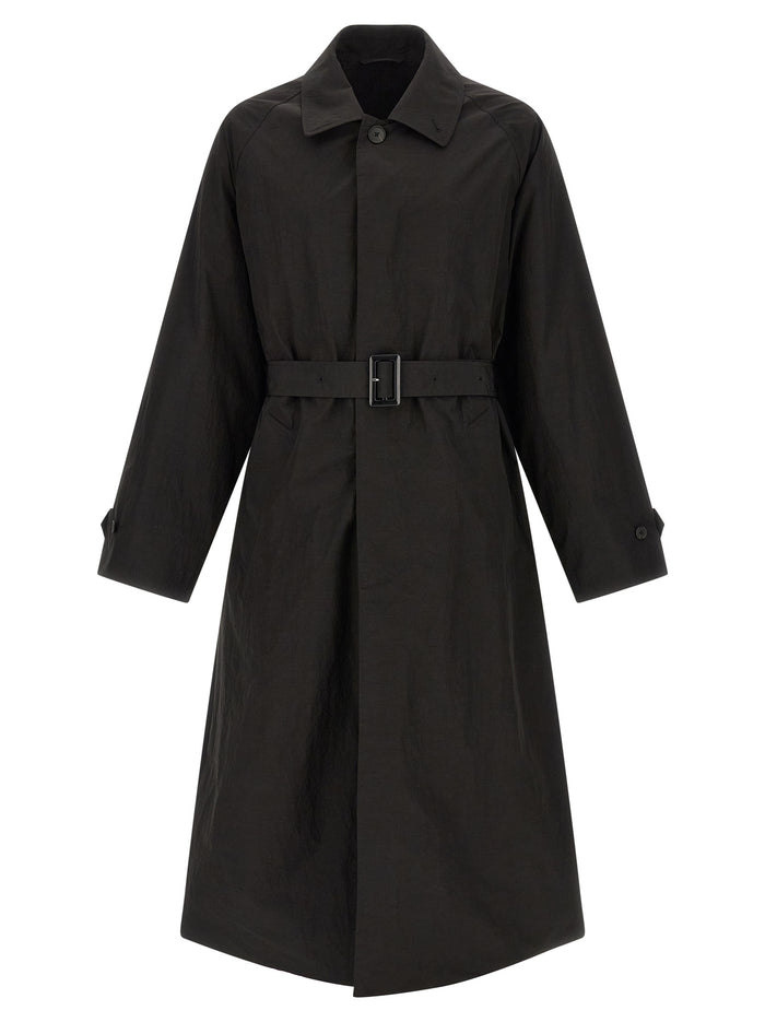 Ssstein Technical Fabric Trench Coat