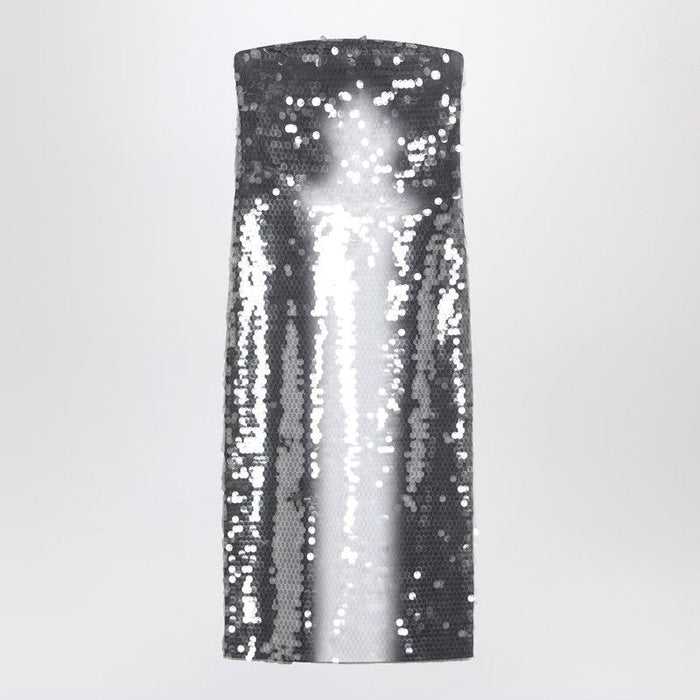 Max Mara Sportmax  Midi Dress With Gradient Sequin Effect