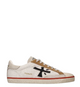 Premiata Beige Leather Sneakers