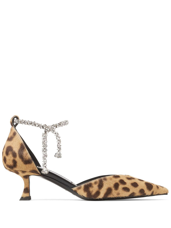 Jimmy Choo Printed Calf Hair Stevie 50 Pumps