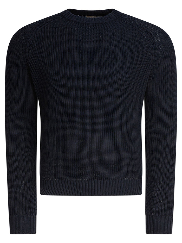 Rakki Cotton Blue Knitwear