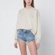 Isabel Marant Etoile Beige Crewneck Cotton Sweatshirt