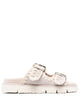 Mou Beige Calf Leather Sandals