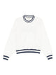 Autry White Cotton Sweatshirt