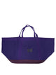 Needles Tool Tote Purple Nylon Large Shoulder Bag