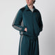 Needles Jacquard Polyester Track Jacket With Zip In Green