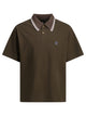 Needles Brown Cotton Polo Shirt