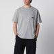 Needles Grey Cotton Tshirt With Embroidery