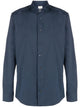 Traiano Rossini Radical Plain Navy Polyamide Shirt