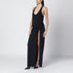 The Andamane Black Juno Dress With Ruching