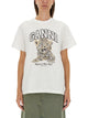 Ganni Tshirt Leopard