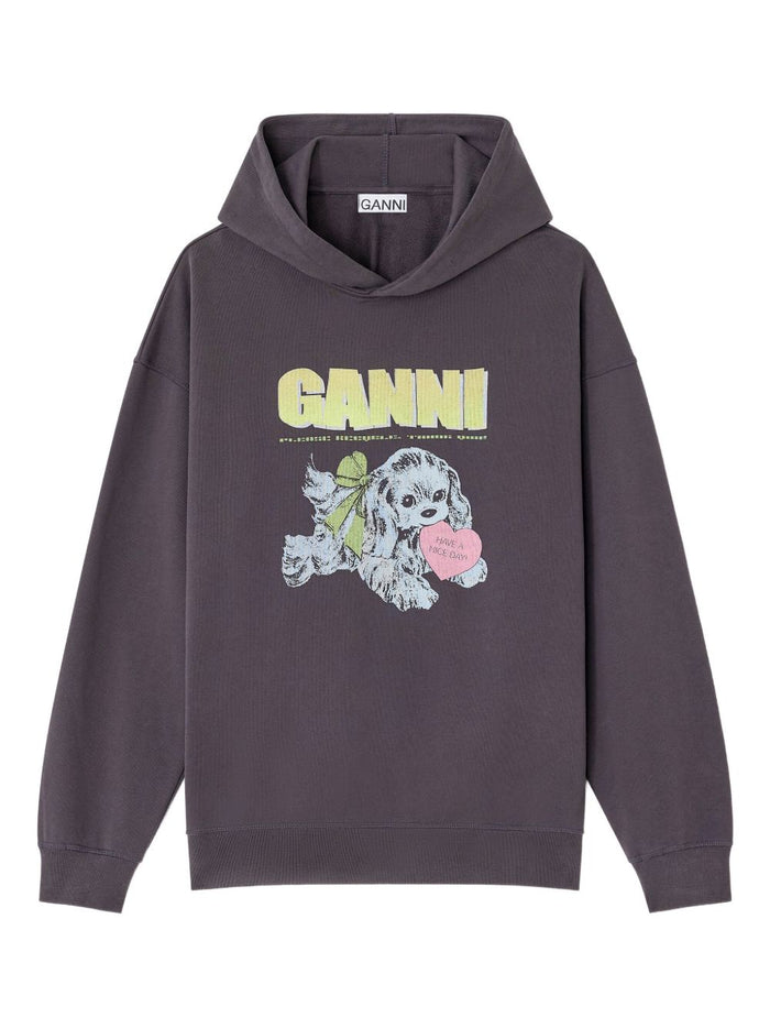 Ganni Puppy Sweatshirt