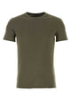 Tom Ford Military Green Cotton T-Shirt