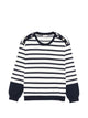 Liu Jo White Blue Wool Sweater