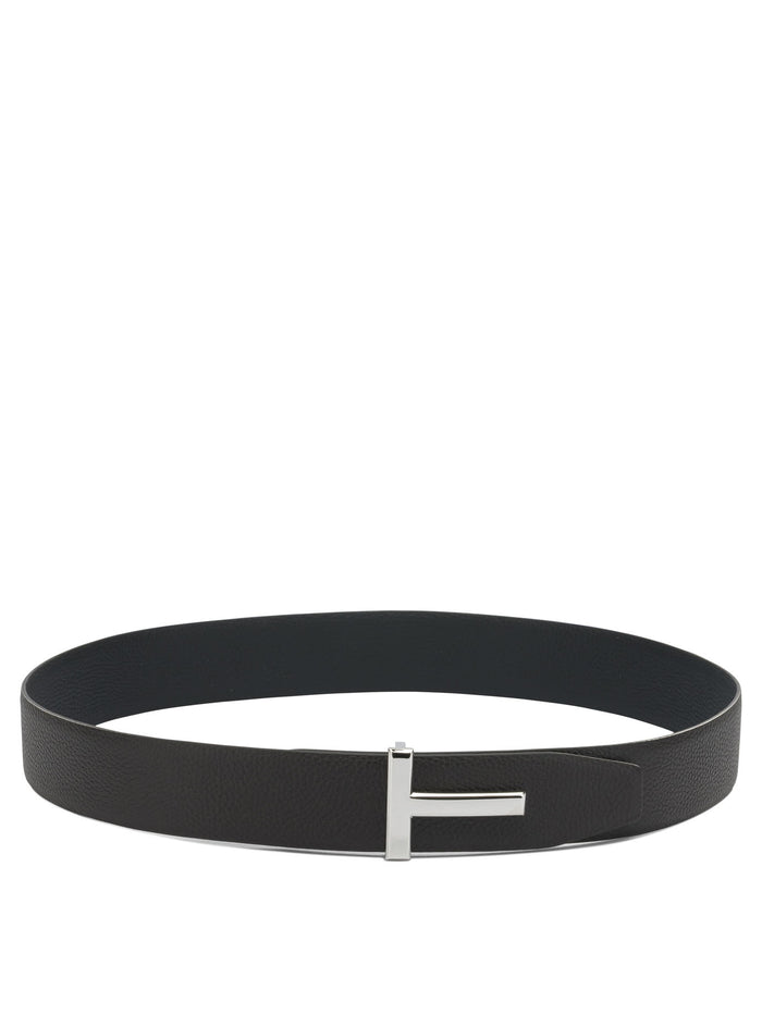 Tom Ford "T Icon" Reversible Leather Belt