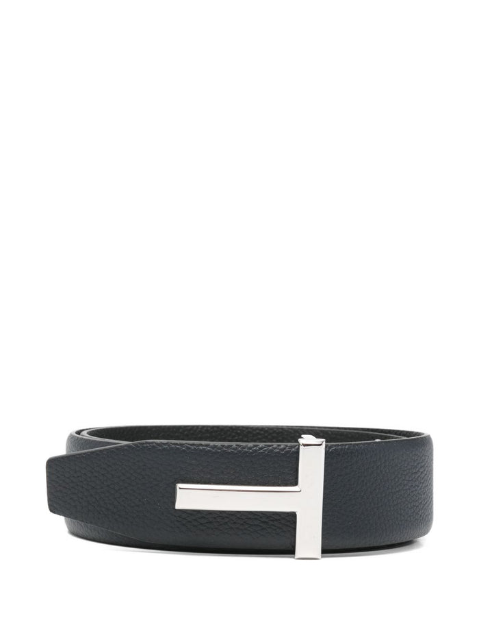 Tom Ford Blue Leather Belt