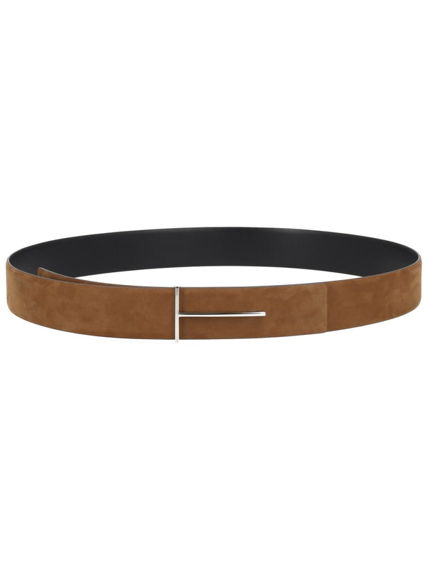 Tom Ford Beige Leather Belt