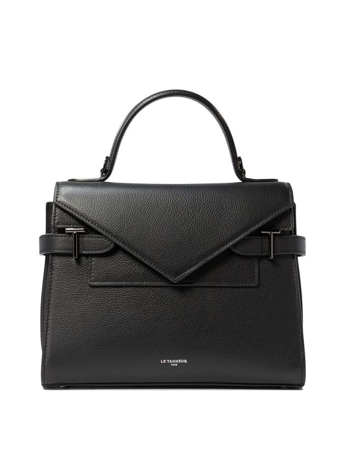Le Tanneur Black Calf Leather Handbag