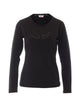 Liu Jo Black Cotton Tee Shirt