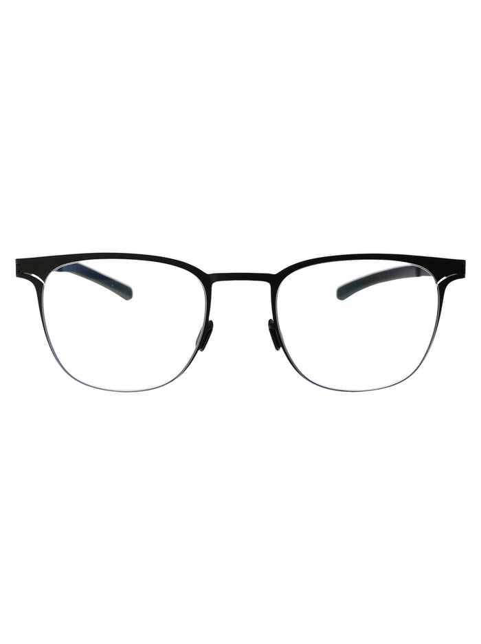 Mykita Black Clear Steel Glasses