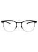 Mykita Black Clear Steel Glasses