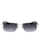 Maybach Eyewear Palladium Plated Titanium Sunglasses