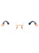 Maybach Eyewear Rose Gold Plated Titanium Glasses