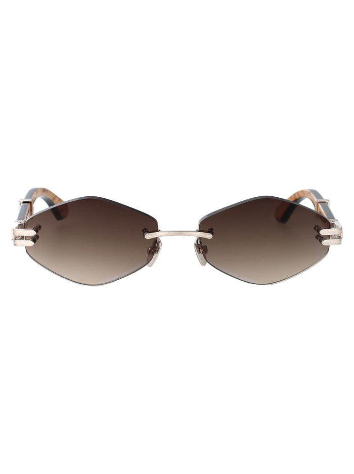Maybach Eyewear Palladium Plated Titanium Sunglasses
