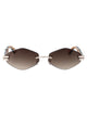 Maybach Eyewear Palladium Plated Titanium Sunglasses