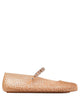 Jimmy Choo Clear Jelly Ballerina Flats With Crystal Embellishment