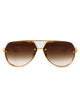 Maybach Eyewear Gold Plated Titanium Sunglasses