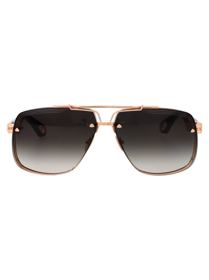 Maybach Eyewear Rose Gold Plated Titanium Sunglasses