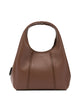 Le Tanneur  Brown Calf Leather Crossbody Bag