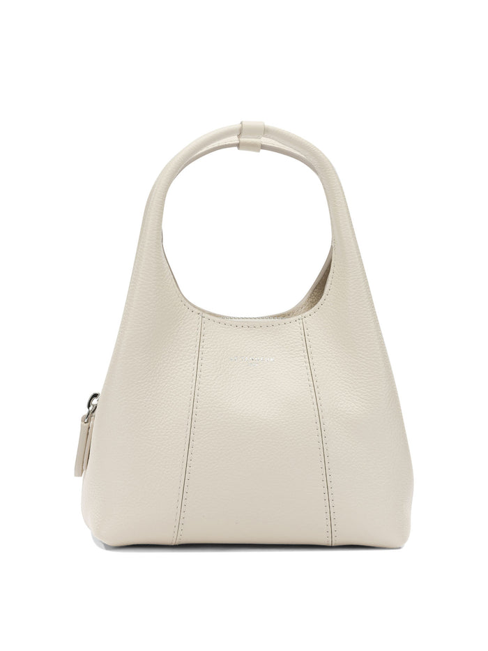Le Tanneur  White Leather Handbag