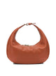 Le Tanneur  Orange Calf Leather Shoulder Bag