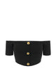 Elisabetta Franchi Cropped Tricot Top